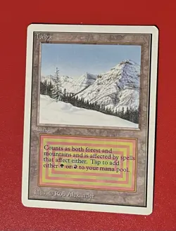 Unlimited Taiga Magic the Gathering Vintage Legacy Card - Image 1