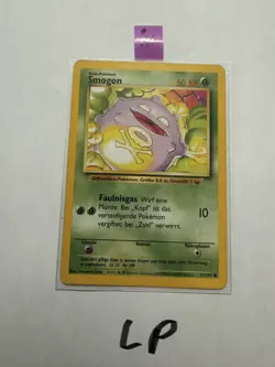 Pokemon Card Smogon Koffing 51/102 German Base Set Unlimited LP-NM - Image 1