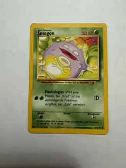 Pokemon Card Smogon Koffing 51/102 German Base Set Unlimited LP-NM - Image 3