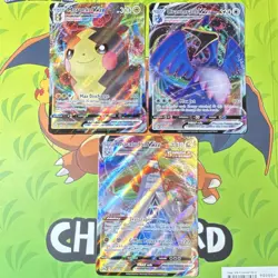Pokemon VMAX Holo 3-Card Lot Morpeko/Cramorant/Duraludon - Image 1