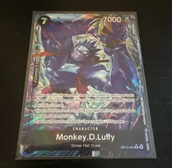 Bandai One Piece Card Game Monkey.D.Luffy OP15-092 Alt Art Rare - Image 1