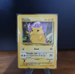 Pikachu Base Set 2 Pokemon Card yellow cheeks 87/130 - Image 1