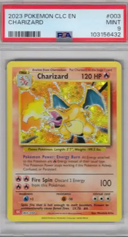 Charizard 003/034 Trading Card Game Classic Holo psa 9 - Image 1