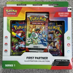 Pokemon Trading Cards Game First Partner Illustration Collection Series 1 New - Image 1