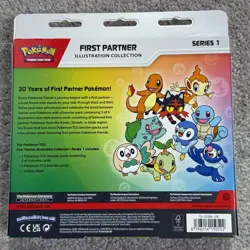 Pokemon Trading Cards Game First Partner Illustration Collection Series 1 New - Image 5