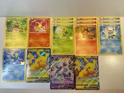 Pokemon Jumbo 17 Card Lot Rapidash SWSH111 Pikachu SWSH061 Promo - Image 1