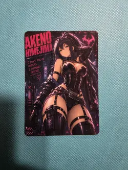 Beautiful Waifu Card- Akeno -Goddess ACG Custom DIY Fan Art Card - Image 1