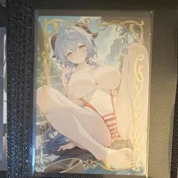 Liquid Fantasy Waifu Anime Card 4 Card lot Ganyu Genshin Spicy - Image 4