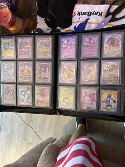 old cards found in attic lots of 250 cards whole binder 250 cards - Image 1