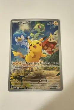 Pokemon Pikachu TCG Promo Card Scarlet and Violet Series - Image 1