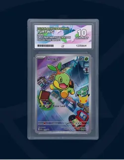 Pokemon TCG Turtwig 040 First Partners Promo Card - ACE 10 - GEM MINT - Image 1
