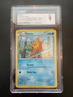 Pokemon Graded Cards Lot - Japanese & English (Farigiraf, Larvesta, Staryu) - Image 3