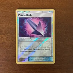 Poison Barb Reverse Holo 124/149 NM-LP Sun & Moon 2017 Pokemon Card TCG - Image 1