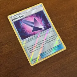 Poison Barb Reverse Holo 124/149 NM-LP Sun & Moon 2017 Pokemon Card TCG - Image 2