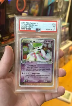 Pokemon TCG Gardevoir ex Sandstorm 96/100 EX Holo PSA 7 Ultra Rare 2003 - Image 1