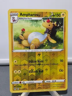 Ampharos 057/189 Rare Darkness Ablaze Pokemon Reverse Holo Near Mint - Image 1
