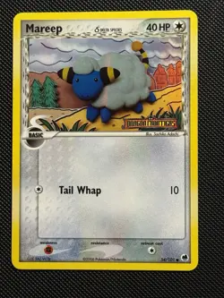 Pokemon Card 2006 Mareep Delta Species Dragon Frontiers Reverse Holo 54/101 - Image 1