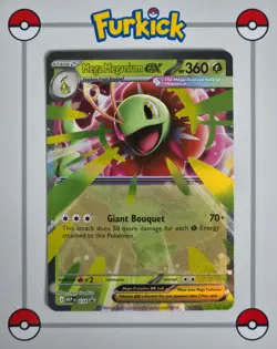 Mega Meganium ex MEP 034 | Black Star Promo | Standard Size | Pokemon Card | NM - Image 1