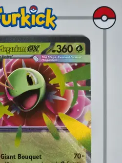 Mega Meganium ex MEP 034 | Black Star Promo | Standard Size | Pokemon Card | NM - Image 4