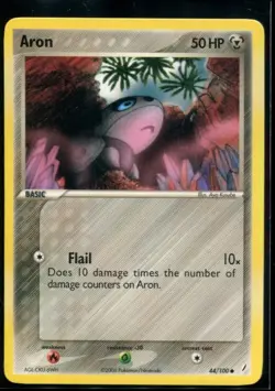 Aron - ex Crystal Guardians 44/100 2006 NM Pokemon - Image 1