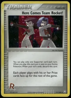 Here Comes Team Rocket! Holo ex Team Rocket Returns 111/109 Played HP Pokemon - Image 1