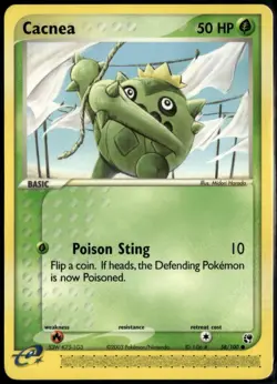Cacnea - ex Sandstorm Common 58/100 2003 NM Pokemon - Image 1