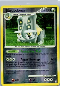 BASTIODON (DP MYSTERIOUS TREASURES) - 21/123 - LP - Reverse Holo - Image 1
