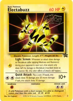 Electabuzz 2 Promo Wizards Black Star Promos Pokemon Lightly Played - Image 1