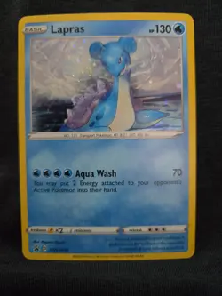 Lapras SWSH051 Sword Shield Black Star Holo Promo Pokemon VLP SWIRL!~ - Image 1