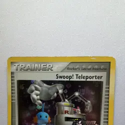 Pokemon TCG Swoop! Teleporter Reverse Holo 92/109 Team Rocket Returns 2004 - Image 3