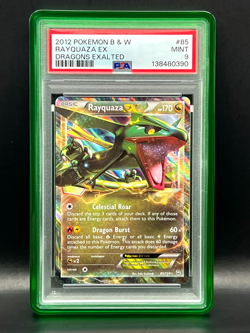 Rayquaza EX #124 Ultra Rare Holo 2012 Pokemon B & W Dragons Exalted -MINT PSA 9 - Image 1