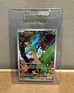 Pokemon TCG Tropius 195/193 SV02 Paldea Evolved Illustration Rare Holo EN - Image 1