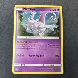Swirl !!! Mewtwo SM77 Sun & Moon Black Star Promo Pokemon MJ - Image 1