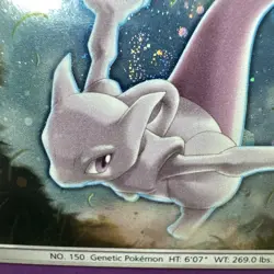 Swirl !!! Mewtwo SM77 Sun & Moon Black Star Promo Pokemon MJ - Image 2