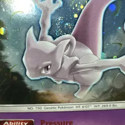 Swirl !!! Mewtwo SM77 Sun & Moon Black Star Promo Pokemon MJ - Image 3