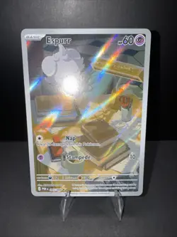 2026 Espurr Perfect Order Pokemon Illustration Rare Holofoil 095/088 - Image 2