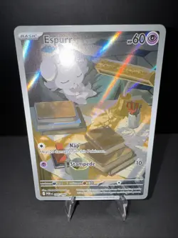 2026 Espurr Perfect Order Pokemon Illustration Rare Holofoil 095/088 - Image 3