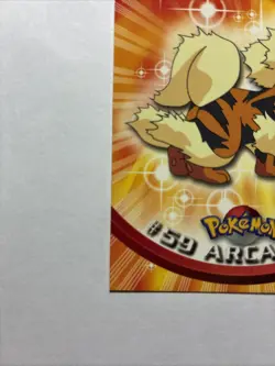 1999 Topps Pokemon TV Animation Edition Series 1 #59 Arcanine - Image 5
