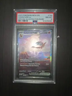 Pokemon 151 Charizard EX PSA 8 - Image 1
