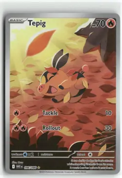 TEPIG 096/086 ILLUSTRATION RARE WHITE FLARE POKEMON HOLO NEAR MINT - Image 1