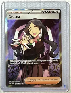 Pokemon TCG Drasna 231/191 Surging Sparks Ultra Rare Holo Full Art NM - Image 1