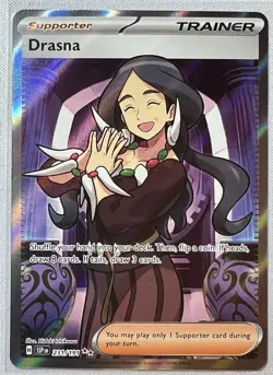 Pokemon TCG Drasna 231/191 Surging Sparks Ultra Rare Holo Full Art NM - Image 2