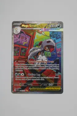 Pokemon TCG Mega Scrafty EX 285/217 ASC Eng Secret Rare Full Art Holo - Image 5