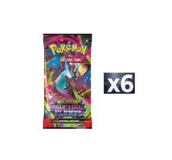Pokemon TCG Phantasmal Flames Factory Sealed Booster Packs Lot Of 6 - Image 1