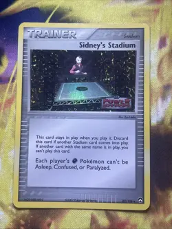 POKEMON TCG SIDNEY’S STADIUM 82/108 EX POWER KEEPERS UC STAMPED REVERSE FOIL!! - Image 1