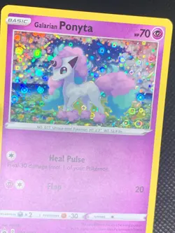 Galarian Ponyta SWSH013 - SWSH Promo Pokemon Card - MP - Image 2