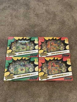Pokemon TCG Ascended Heroes Mega Emboar + Meganium EX Box Lot Of 4 - Image 1