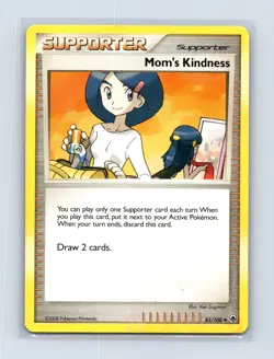 Mom's Kindness 83/100 Uncommon Majestic Dawn Pokemon Lightly Played - Image 1