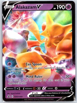 Alakazam V SWSH083 Near Mint SWSH: Sword & Shield Promo Cards Pokemon Shipnow - Image 1