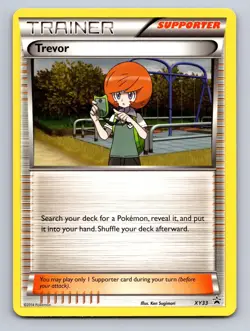 Trevor XY33 Promo XY Promo Pokemon Lightly Played - Image 1